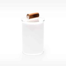 Porta Requeijão Com Tampa e Bambu