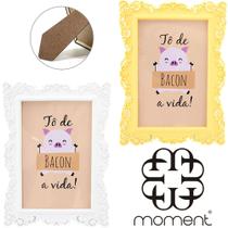 Porta retrato 10x15 com moldura de plastico vzd renda colors - C3B Porta retrato 10x15 com moldura de plastico vzd renda colors - C3B