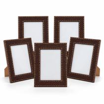 Porta Retrato 10x15 com Moldura Rústica Marrom para Fotos e Decoração Porta Retrato 10x15 com Moldura Rústica Marrom para Fotos e Decoração