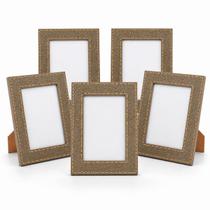 Porta Retrato 10x15 Decorativo Moldura Texturizada Marrom Estilo Clássico Porta Retrato 10x15 Decorativo Moldura Texturizada Marrom Estilo Clássico