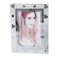 Porta Retrato 10x15 Vidro coração Square Pf-1101-4