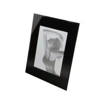 Porta-retrato 15 x 20 cm de vidro Preto Prestige Wolff - 9468