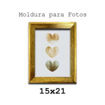 Porta Retrato 15x21 Luxo cor dourado para Fotos Porta Retrato 15x21 Luxo cor dourado para Fotos