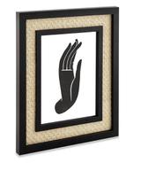 Porta Retrato 20x25 em MDF com Rattan 13070 Mart Porta Retrato 20x25 em MDF com Rattan 13070 Mart