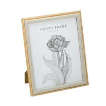 Porta retrato 20x25cm mdf vidro areia e marrom espressione