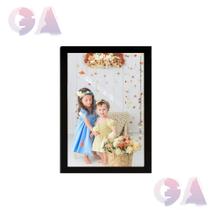 Porta Retrato 20x30 A4 Moldura Preto Com Vidro Para Fotos e Decoração Porta Retrato 20x30 A4 Moldura Preto Com Vidro Para Fotos e Decoração