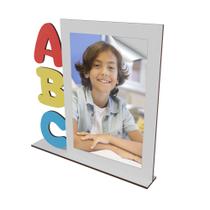 Porta Retrato ABC em MDF Educativo e Colorido Infantil