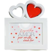 Porta Retrato Amor Love Branco Presente dia Namorados Mãe - Faber Castell