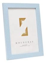 Porta Retrato Azul Foto 15x21 Moldura Trabalhada Luxo