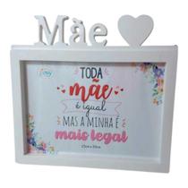 Porta Retrato C/Moldura de Plástico Mãe Coração Porta Retrato C/Moldura de Plástico Mãe Coração