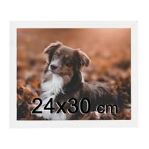 Porta Retrato C/vidro 24x30 Moldura Branca Para fotos e decorações.