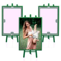 Porta Retrato Cavalete 10x15 Vertical - kit 10 Unidades