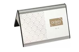 Porta Retrato Cinza Fosco Frente e Verso 10x15 - Adely Porta Retrato Cinza Fosco Frente e Verso 10x15 - Adely