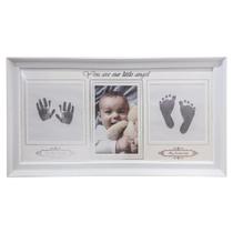 Porta Retrato Com Carimbo Para Mão E Pé Do BebÊ - Modali Baby