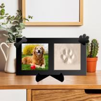 Porta Retrato com Massinha para Registro Eterno da Patinha PET - Porta Retrato Cachorro - Up Art Personalizados