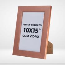 Porta Retrato Com Vidro Moldura 10x15 cm Foto A6