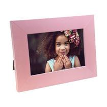 Porta Retrato de Madeira coloridos 10x15 - PR16-3 Rosa