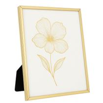 Porta Retrato De Metal Com Vidro Luxo Dourado Grande 20x25 Cm Espelhado Vidro Porta Retrato De Metal Com Vidro Luxo Dourado Grande 20x25 Cm Espelhado Vidro