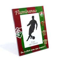 Porta Retrato De porcelana 1 Foto 10x15cm Fluminense Cor vermelho