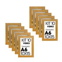 Porta retrato de Vidro 10x15cm Kit com 10 Unidades Lembrancinha de Festa Porta retrato de Vidro 10x15cm Kit com 10 Unidades Lembrancinha de Festa