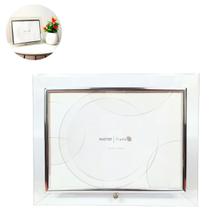 Porta Retrato De Vidro 20x15 Dourado Prateado Moderno Luxo Porta Retrato De Vidro 20x15 Dourado Prateado Moderno Luxo