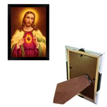 Porta Retrato Decorativo 10x15 Sagrado Coração de Jesus Mod. 1