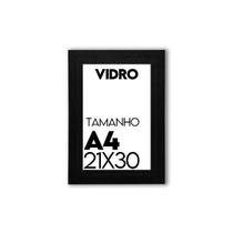 Porta retrato Decorativo Moldura para Fotos 21x30 Com Vidro para uso na Vertical e Horizontal Porta retrato Decorativo Moldura para Fotos 21x30 Com Vidro para uso na Vertical e Horizontal