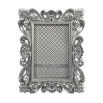 Porta Retrato Decorativo para Foto 10x15cm - Cor Prata