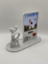 Porta Retrato Dia das Mães com Escultura Presente Personalizável e Decoração Delicada Porta Retrato Dia das Mães com Escultura Presente Personalizável e Decoração Delicada