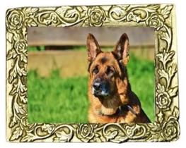 Porta Retrato Em Bronze 18 X 15 Cm Recordações Namorados