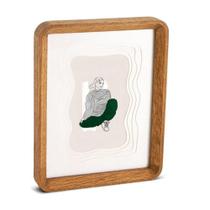 Porta-Retrato em Madeira Natural 10x15cm - Mart