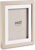 Porta Retrato em MDF Marfim e Branco 20X25 MART