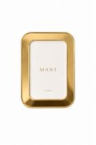 Porta Retrato Em Metal Borda Redonda- Dourado- 10x15cm- Mart Porta Retrato Em Metal Borda Redonda- Dourado- 10x15cm- Mart
