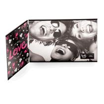 Porta Retrato Flamingos para Duas Fotos Porta Retrato Flamingos para Duas Fotos