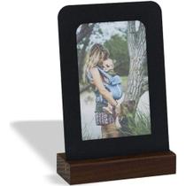 Porta Retrato Flat Preto 10x15 Cm Porta Retrato Flat Preto 10x15 Cm