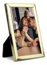 Porta Retrato Foto 10x15 Dourado Metal Porta Retrato Foto 10x15 Dourado Metal