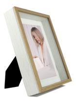 Porta Retrato Foto 15x20 Branco Bege MDF Moldura Profunda Porta Retrato Foto 15x20 Branco Bege MDF Moldura Profunda