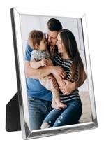 Porta Retrato Foto 20x25 Prata Metal