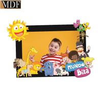 Porta Retrato Infantil 3d Mundinho Bito Fotos 10x15 Aniversário Mdf Adesivado Porta Retrato Infantil 3d Mundinho Bito Fotos 10x15 Aniversário Mdf Adesivado