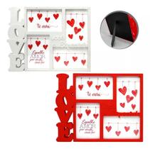 Porta retrato love 4 fotos 10x15 Porta retrato love 4 fotos 10x15