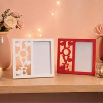 Porta Retrato LOVE Personalizado Love Com Moldura Elegante Decoração Presente Romântico Namorados Porta Retrato LOVE Personalizado Love Com Moldura Elegante Decoração Presente Romântico Namorados