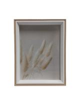 Porta Retrato Madeira 15x20cm Moldura Fina Bege e Branco