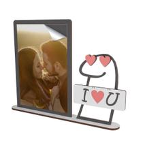 Porta Retrato MDF Flork - Presente Criativo para Dia dos Namorados