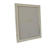 Porta Retrato Metal Prata - Borda Branca 15 X 20cm Porta Retrato Metal Prata - Borda Branca 15 X 20cm