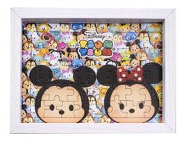 Porta Retrato Mickey e Minnie Tsum Tsum 15X19cm - Disney