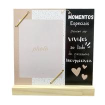 Porta Retrato Momentos, Vida e Família. Decoração Afetiva