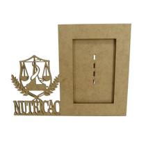 Porta Retrato Nutricão MDF 3mm cru