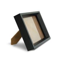 Porta retrato para Fotos 15x21 com Moldura de Madeira para Sala Escritório Hall