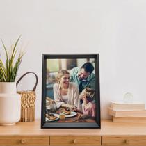 Porta retrato para Fotos 50x70 com Moldura e Paspatur para Escritório Lavabo Quarto