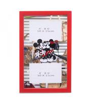 Porta Retrato Parede 10x15 Mickey e Minnie Love 37cm Disney